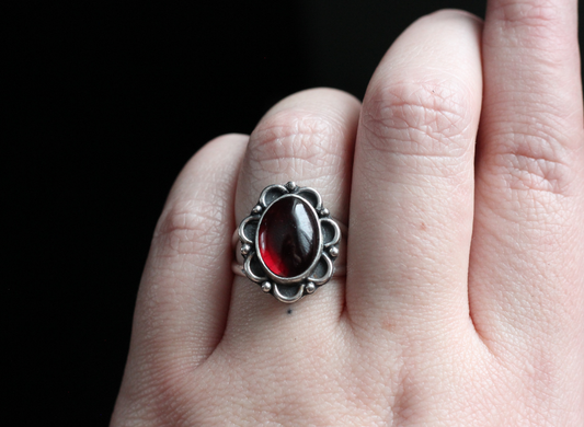 Garnet Ring // Made to Order