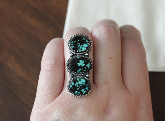 Turquoise // Finish in Your Size // Ring OR Pendant