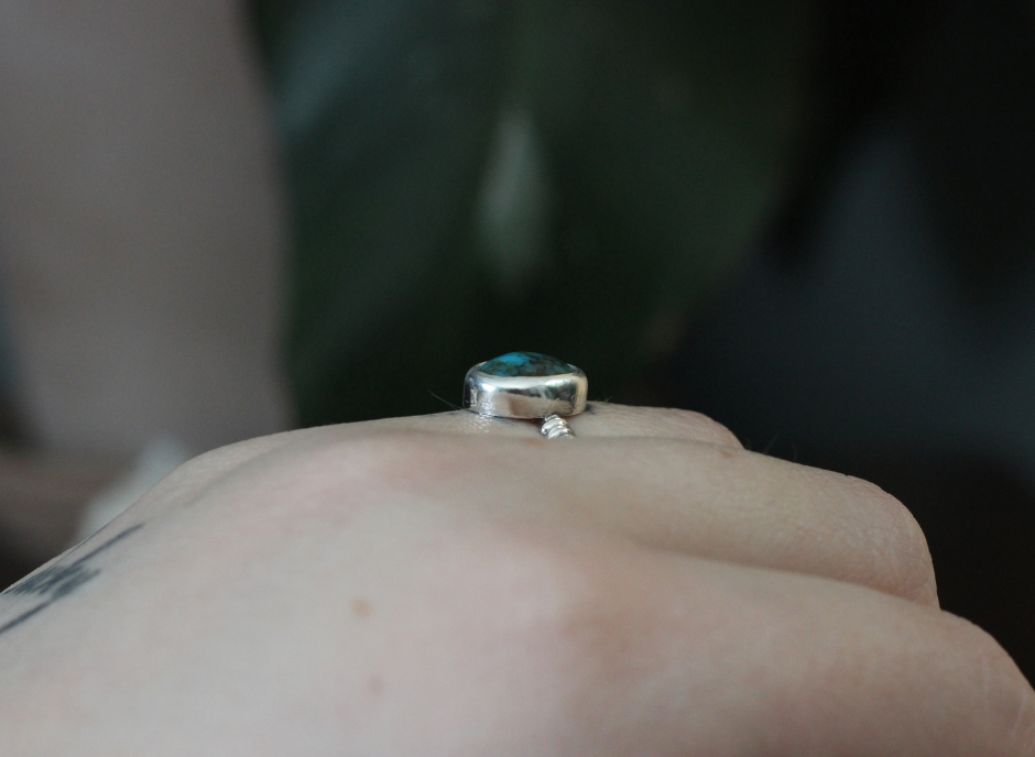 Turquoise Ring // Size 9
