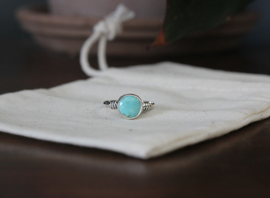 Turquoise Ring // Size 9