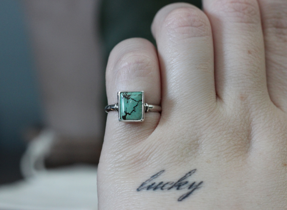 Turquoise Ring // Size 7