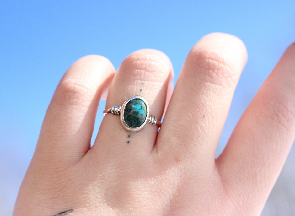 Turquoise Ring // Size 9