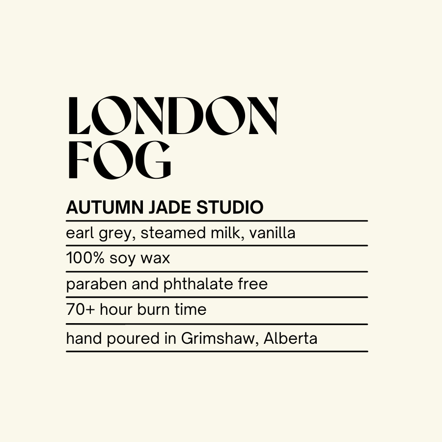 London Fog // Wood Wick Candle