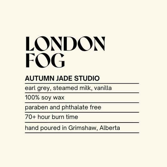 London Fog // Wood Wick Candle
