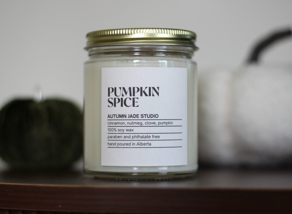 Pumpkin Spice // Wood Wick Candle