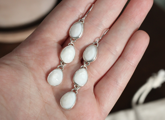 Mother of Pearl Drop Earrings