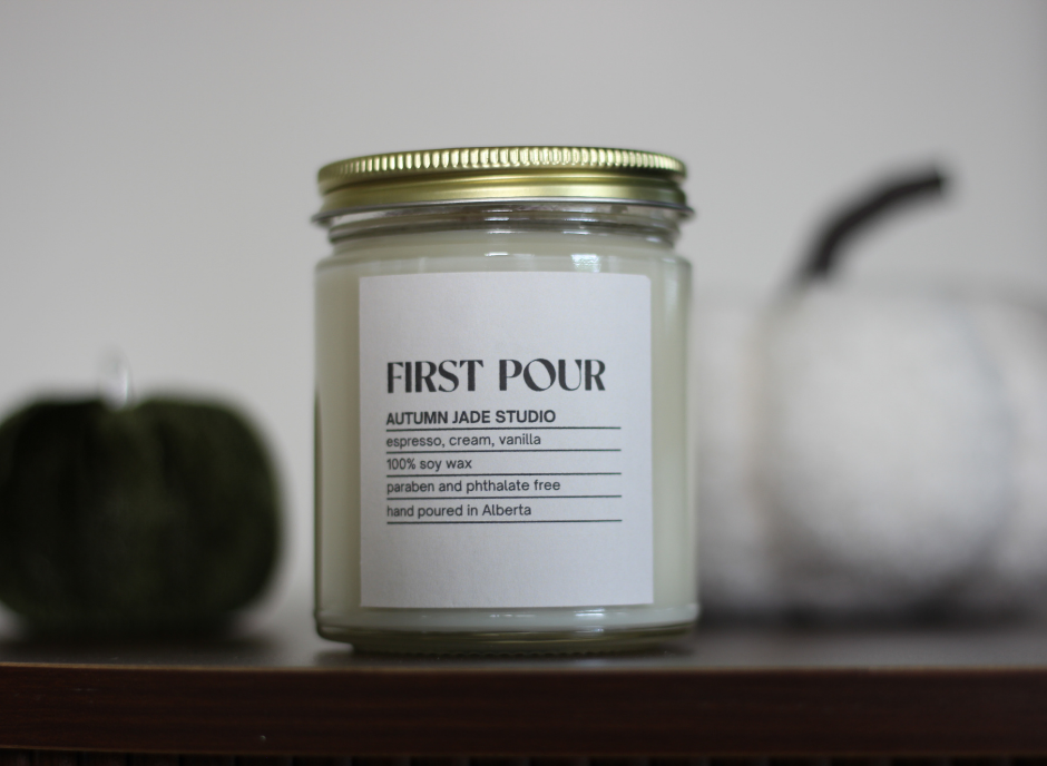 First Pour // Wood Wick Candle
