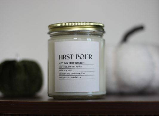 First Pour // Wood Wick Candle