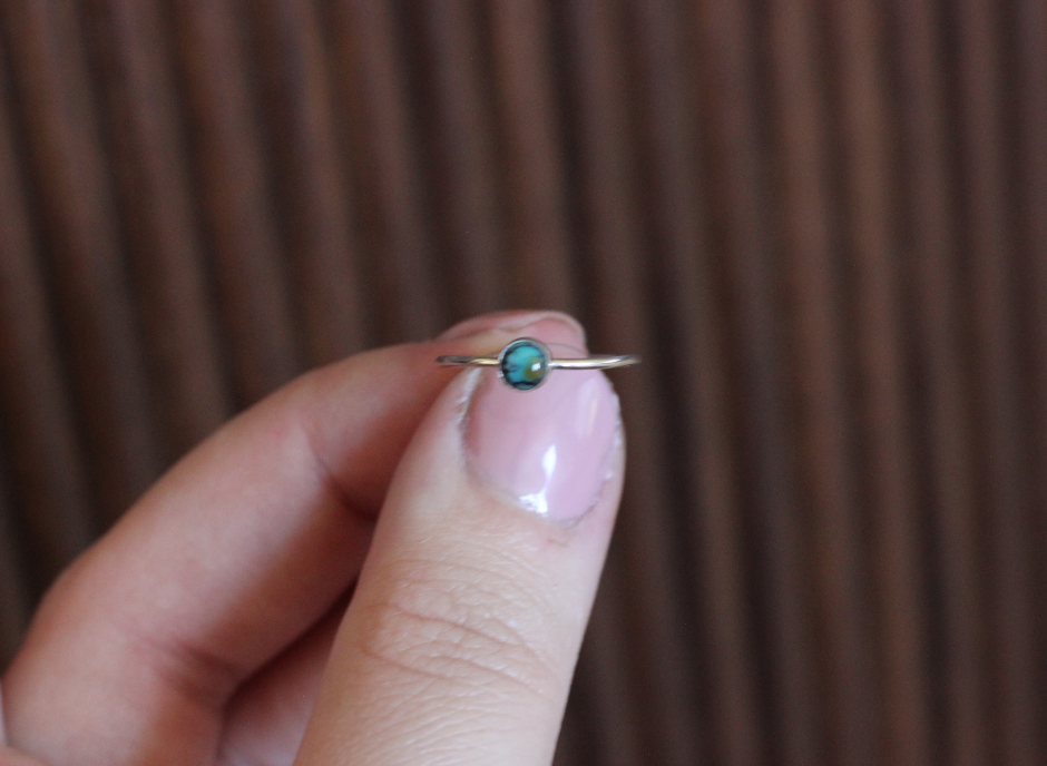 Turquoise Stacker // Size 5