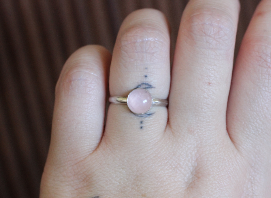 Rose Quartz Ring