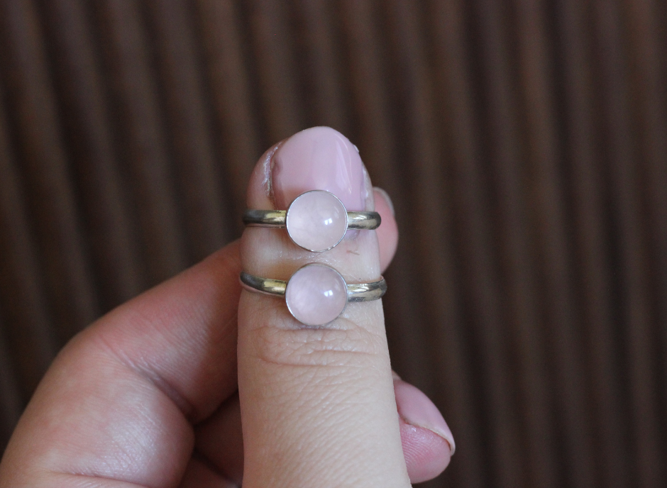 Rose Quartz Ring