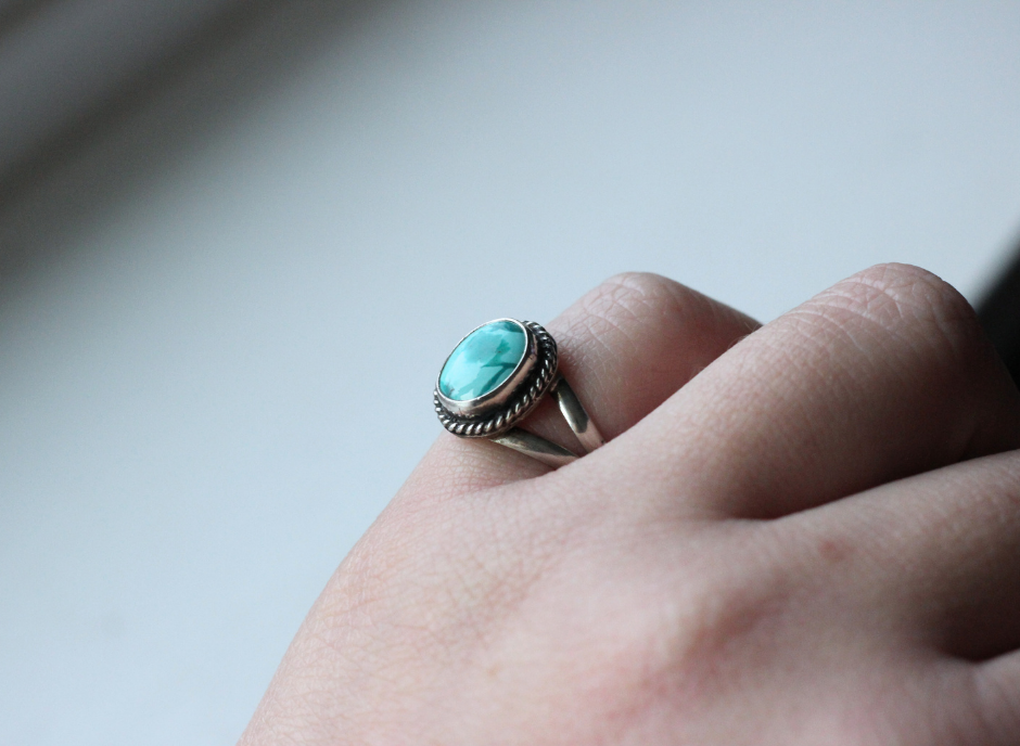 Turquoise Ring // Size 7.5
