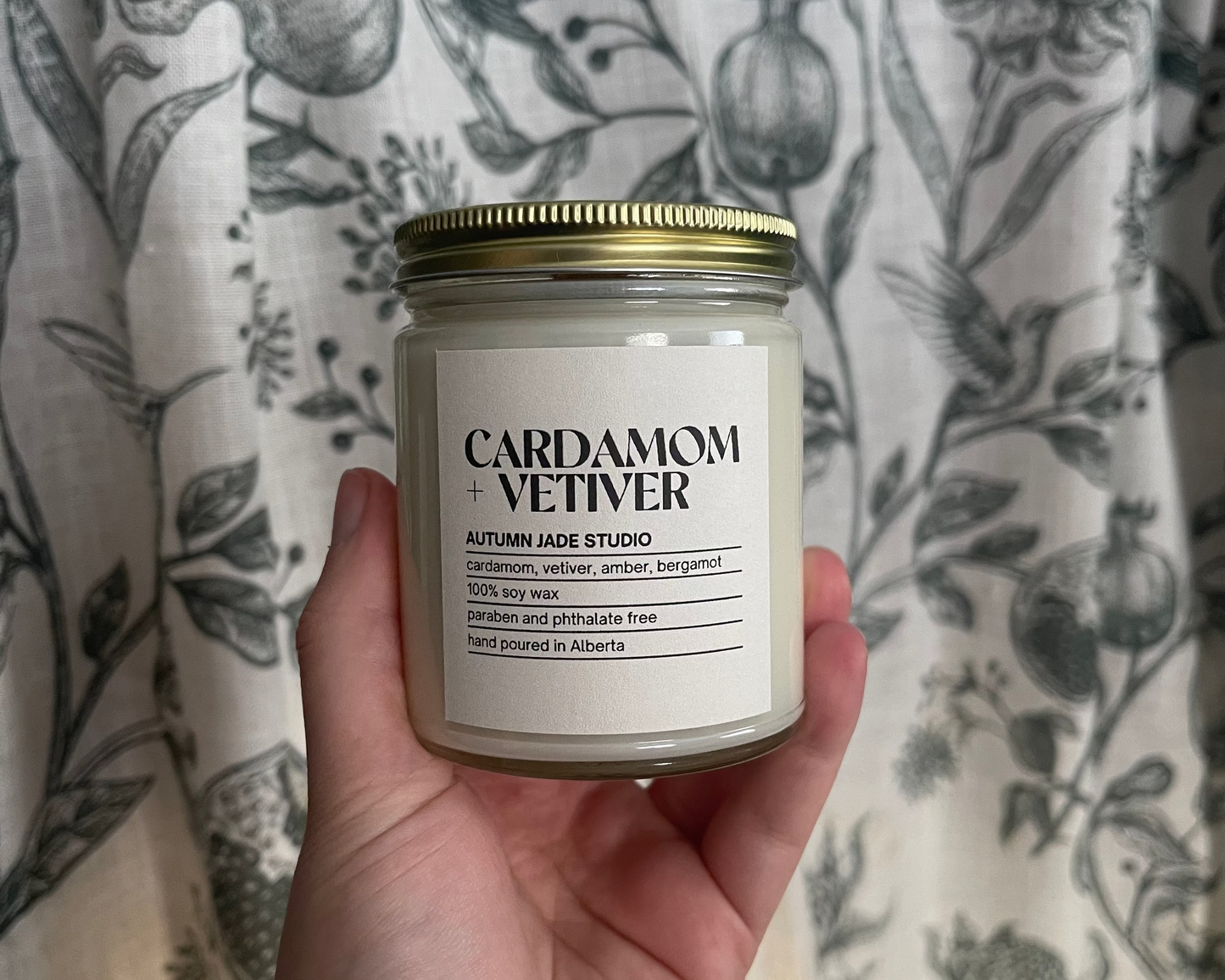 Cardamom + Vetiver // Wood Wick Candle