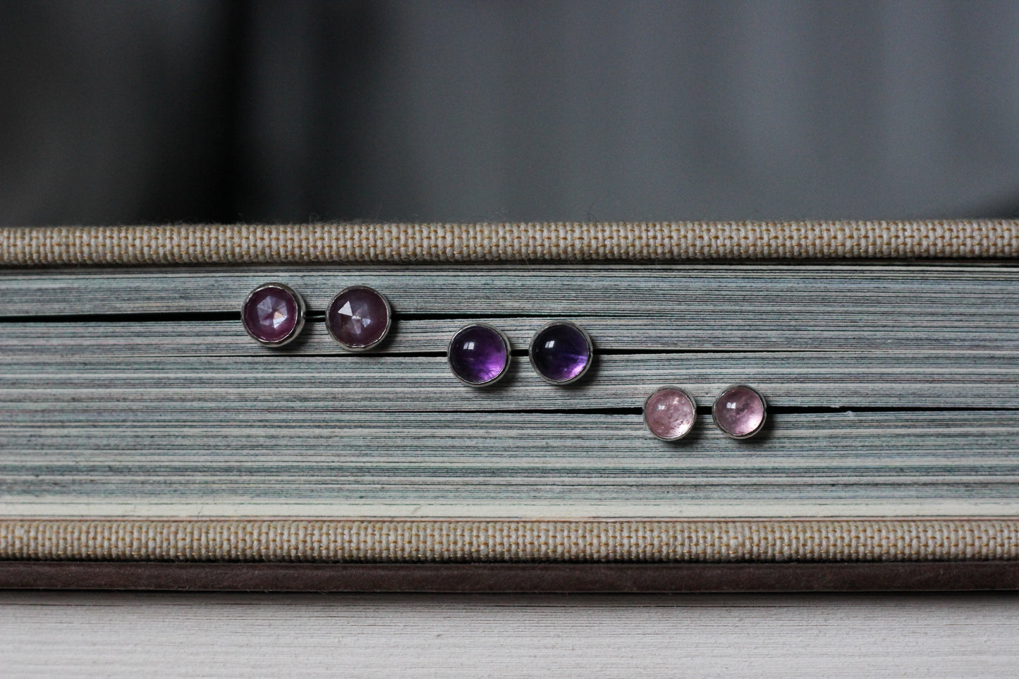 Amethyst Studs