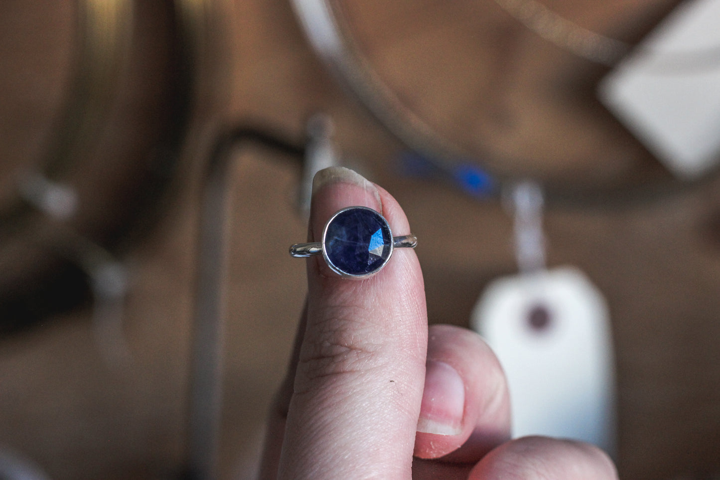 Blue Sapphire Ring // Choose your stone and size
