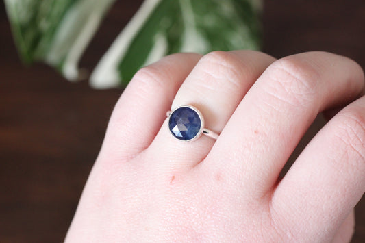 Blue Sapphire Ring // Choose your stone and size