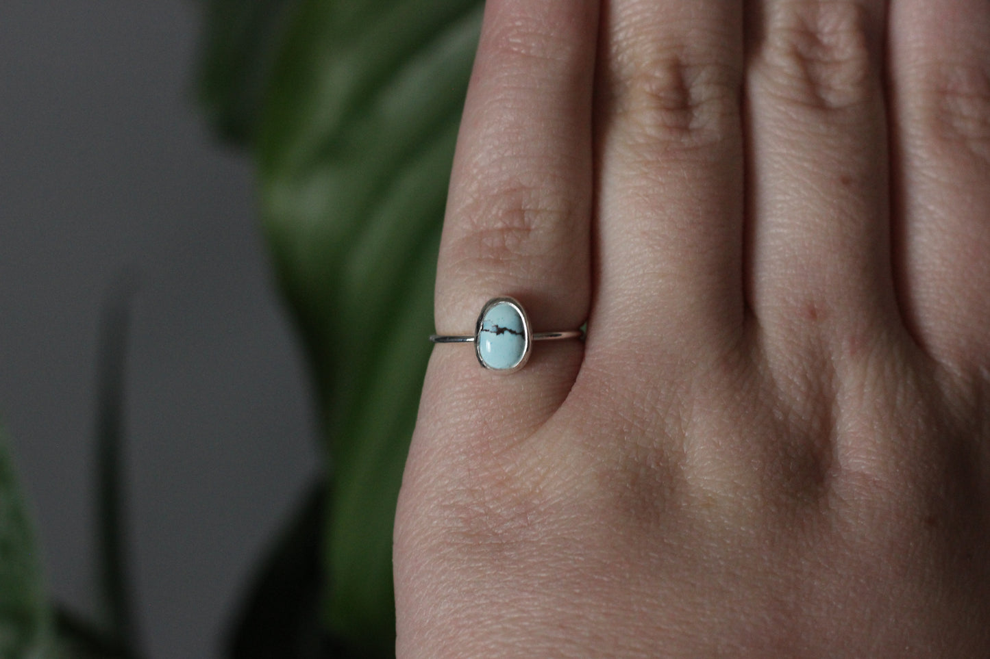 Turquoise Everyday Ring // Size 5 // Golden Hills Turquoise