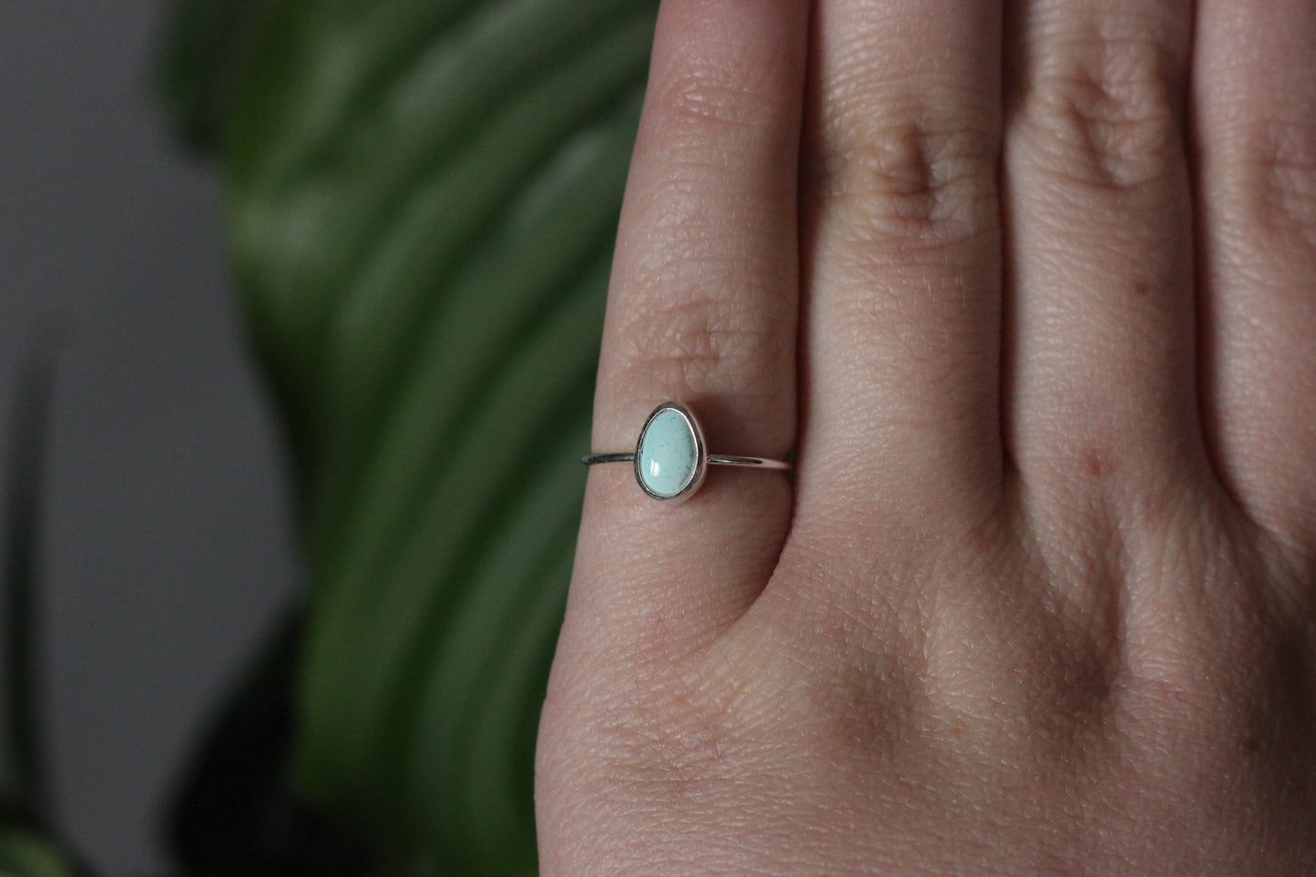 Turquoise Everyday Ring // Size 6 // Golden Hills Turquoise