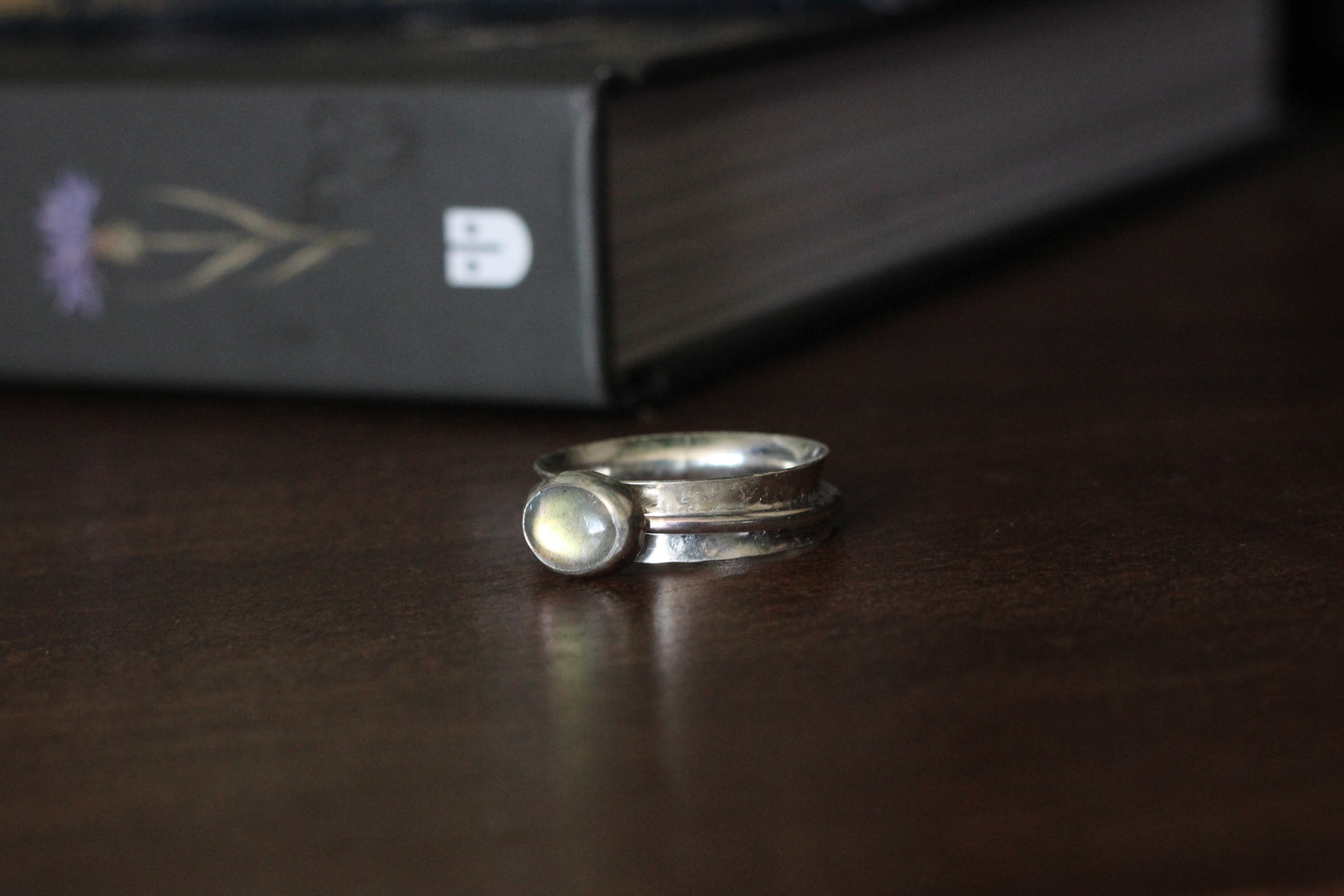 Labradorite Spinner Ring
