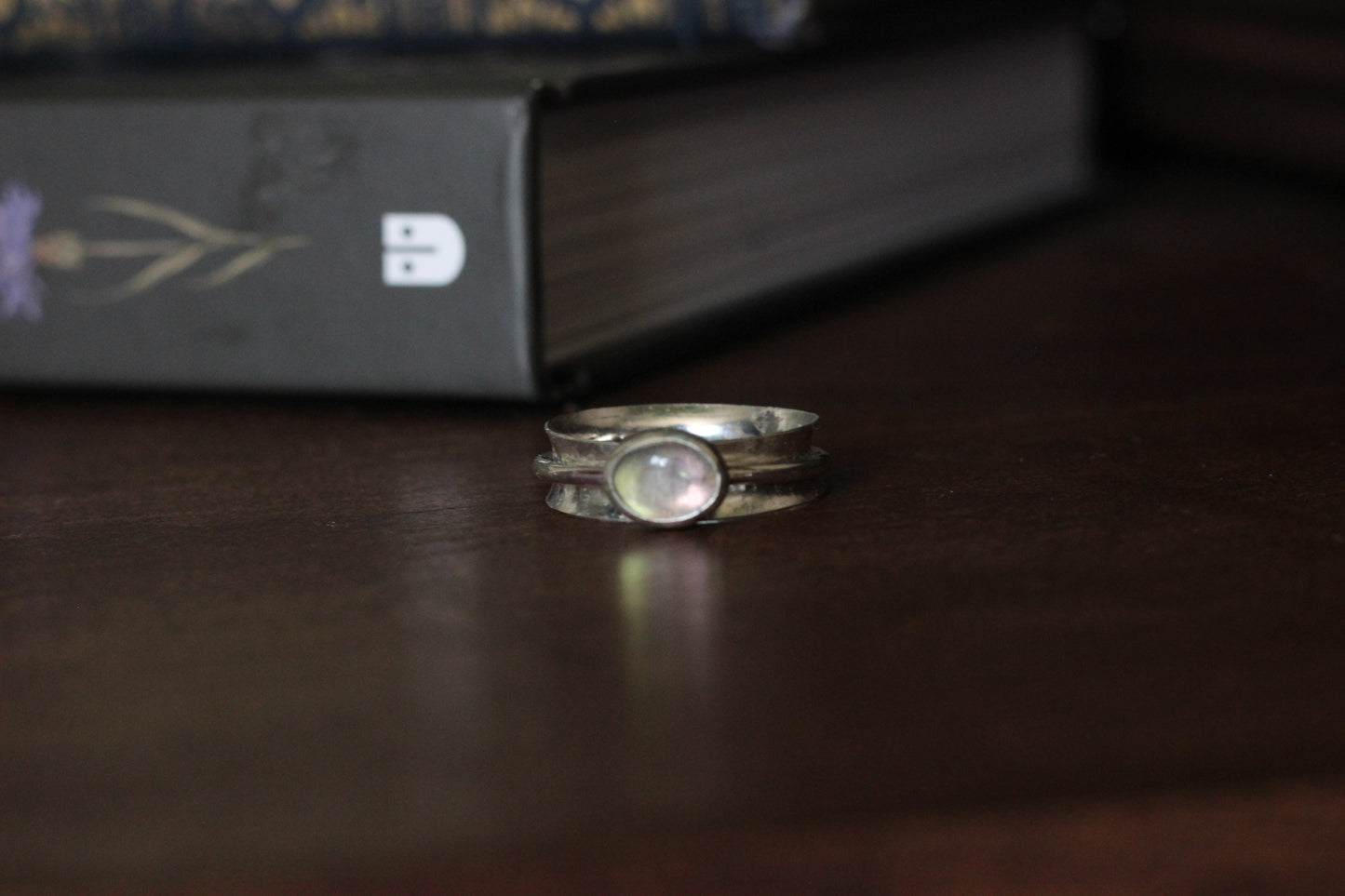 Labradorite Spinner Ring