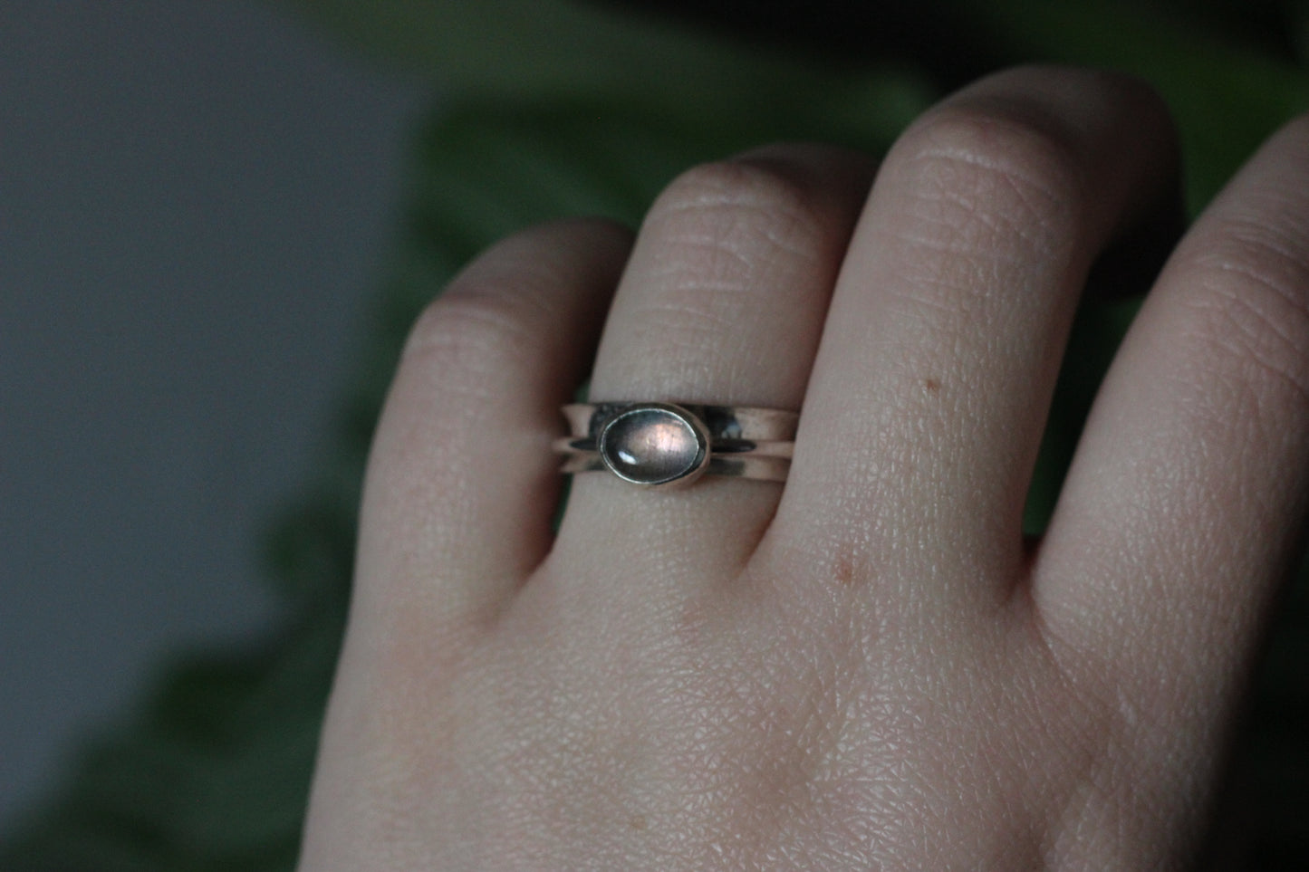 Labradorite Spinner Ring