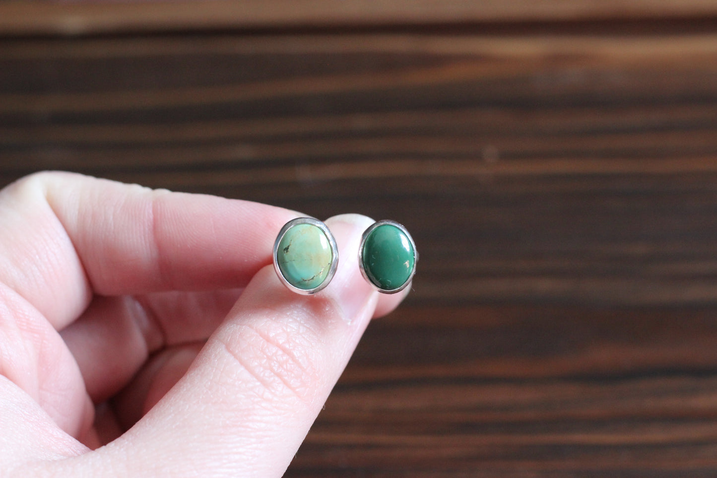 Turquoise Duo // Adjustable Ring