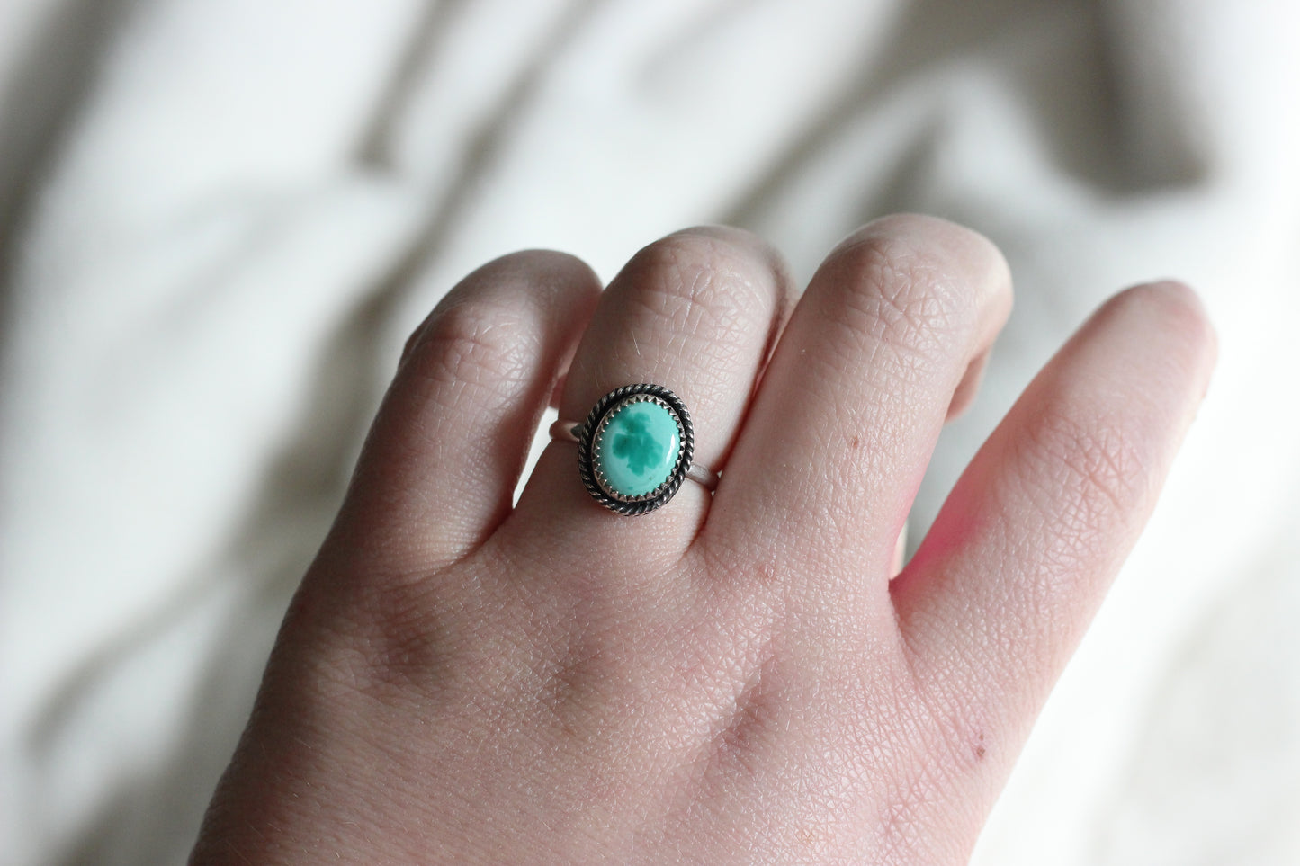 Turquoise Ring // Size 8.25