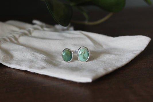 Turquoise Duo // Adjustable Ring