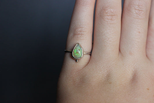 Opal Ring // Size 7 // Man Made Opal