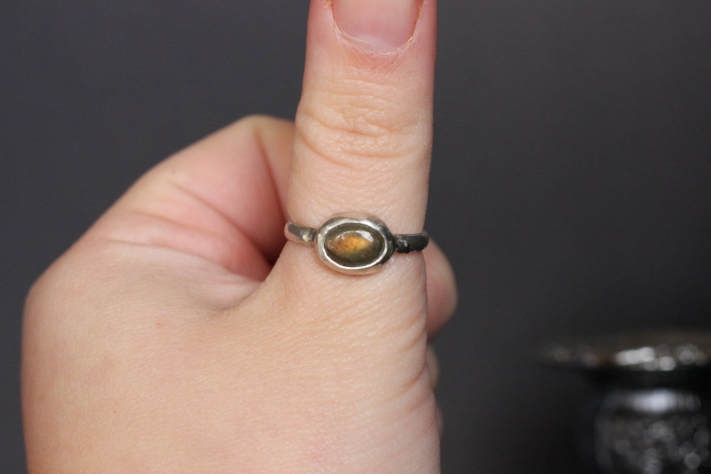 Labradorite Ring // Size 9