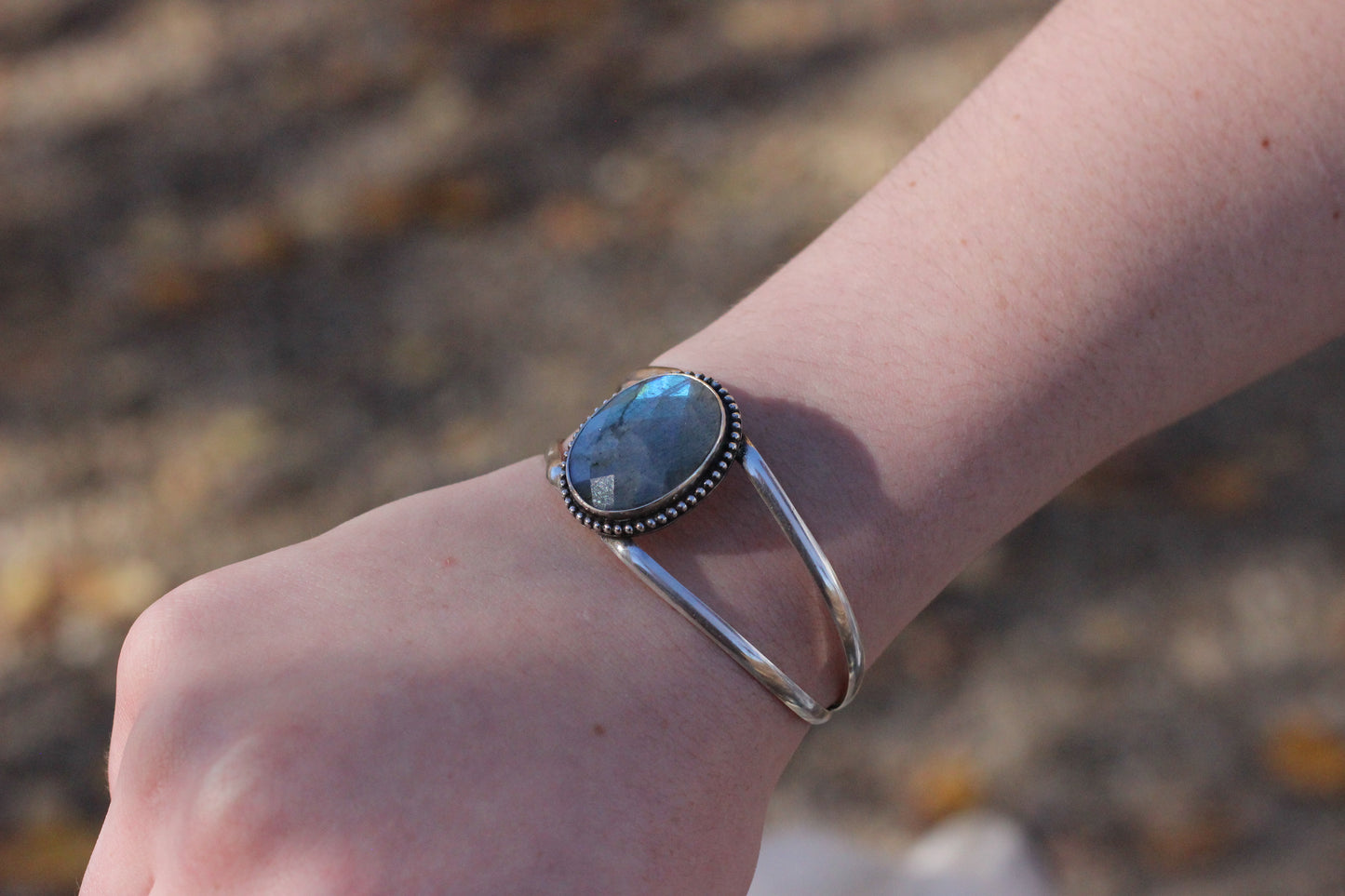 Blue Labradorite Cuff