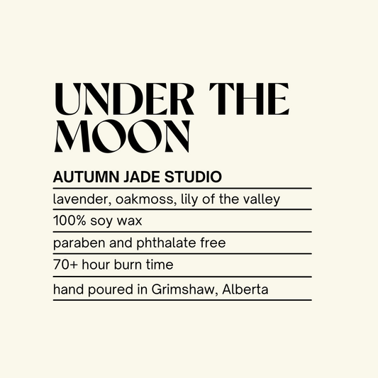 Under the Moon // Wood Wick Candle