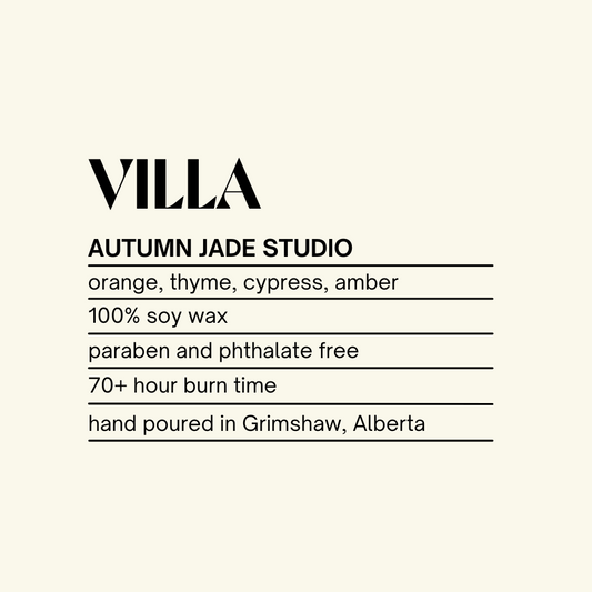 Villa // Wood Wick Candle