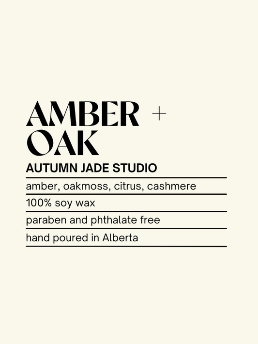 Amber + Oak // Wax Melt