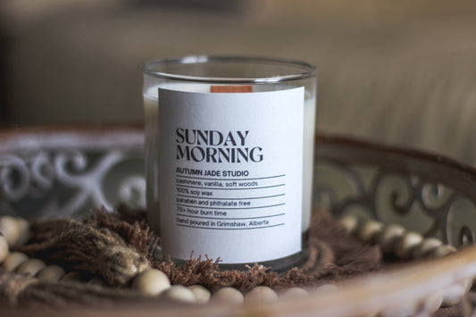 Sunday Morning // Wood Wick Candle
