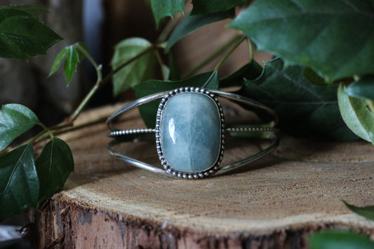 Aquamarine Cuff // OOAK